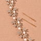 thumbnail image 4 of Tocado de novia con hojas de aleación y perlas, accesorios para el cabello, tocado de hojas de diamantes de imitación coreanos, accesorios de boda suaves, 4 of 6