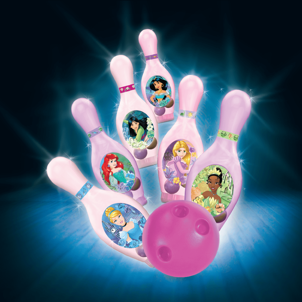 Hedstrom Kids Light Up Bowling Set, Disney Princess