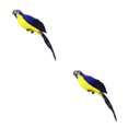 thumbnail image 3 of VONKY Simulation Parrot Statue Party Favors for Tree Yard Patio Home Lawn Wall Blue 25x7cm 2Set, 3 of 6