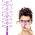 thumbnail image 1 of Pochoir à Sourcils, kit de Coupe de Sourcils, 8 Pochoirs Réutilisables, 1 of 5