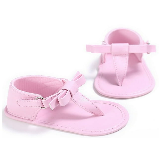 Baby Summer Flip-flops Bowknot Sandals Infant Girls Soft Sole Shoes