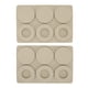 thumbnail image 2 of Moldes de Cera de Silicona Bling Bling 2 Piezas Circulares, 2 of 12