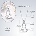 thumbnail image 3 of LeCalla 925 Sterling Silver Necklace for Women | Round-Cut Cubic Zirconia Pendant Necklace, 3 of 7