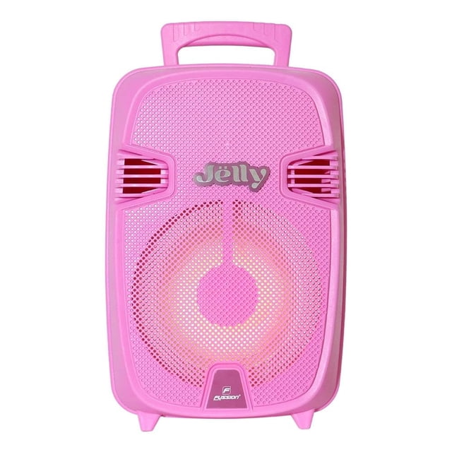Bafle Amplificado 8 pulgadas Fussion Acustic PBS-8JELLY-PK 15 000 W PMPO BT 5.1 FM Recargable