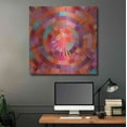 thumbnail image 5 of Luxe Metal Art 'Coral Radial 1' by David Manlove, Metal Wall Art, 36"x36", 5 of 7