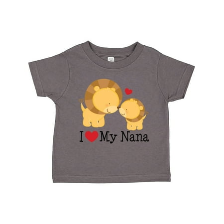 

Inktastic I Love My Nana Gift Toddler Boy or Toddler Girl T-Shirt