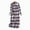 A-Wine415, variant on XIAONU Women's Plaid Flannel Nightgown Loose Fit Three Quarter Sleeve Notch Collar Sleep Dress Soft Casual Sleep Nightgowns