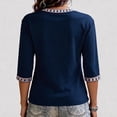 thumbnail image 4 of USA 25th Anniversary Never Forget 9/11 Womens Memorial Shirt Patriotic Tee Towers & Flag Graphic Design Top Blue XL, 4 of 4