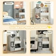 thumbnail image 3 of Spaco Kids Toy Storage Cabinet with Shelves-White, Toy Organizer for Kids, Boys, Girls, Nursery, 3 of 7