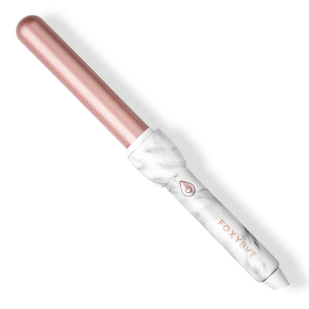 ($99 Value) FoxyBae Marble Print Curling Wand, 1.25"