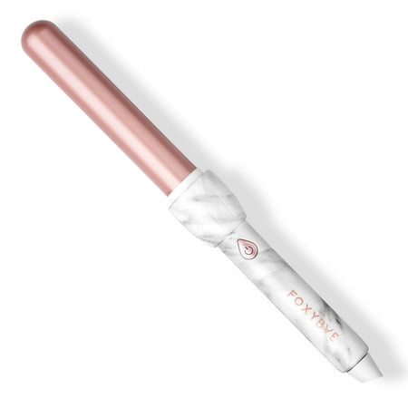 ($99 Value) FoxyBae Marble Print Curling Wand, (Best Hair Curling Wand Uk)