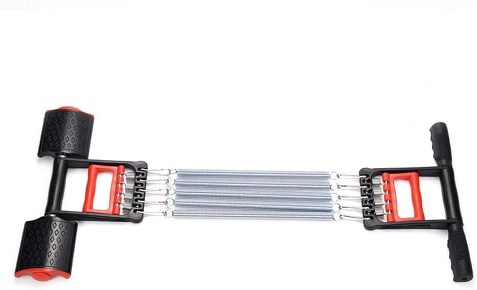 Miumaeov 3-in-1 Spring Chest Expander, Chest Workout Equipment with 5 Springs, Freely Disassembled for Muscle Expansion, Arm Strength Training
