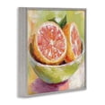 thumbnail image 2 of Stupell Industries Modern Sliced Grapefruit in Bowl Gray Framed Giclee Art, 24 x 24, by Riley B, 2 of 8