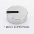 thumbnail image 4 of Uxcell Slotted Calibration Weight, 200g M1 Precision Stainless Steel for Digital Balance Scales, 4 of 4