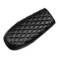 thumbnail image 1 of Cojín de sillín de cuero sintético suave Zulema Racer color negro, 1 of 8