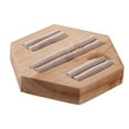 thumbnail image 2 of Soporte de madera para exhibición de anillo organizador con 3 ranura soporte para anillo color beige Sharpla Soporte de exhibición de anillo, 2 of 8