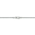 thumbnail image 4 of Leslie's 10K White Gold 1.2 mm Loose Rope Chain (Weight: 1.53 Grams, Length: 16 Inches), 4 of 4