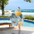 thumbnail image 3 of Yayeee Kids Hooded Towels Toddler Soft Absorbent Beach Bathing Wrap 50" x 23.5", Lemon Pattern, 3 of 5