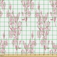 thumbnail image 2 of Floral Fabric by the Yard, Romantic Botanical Motifs Along Lilium Flowers Bouquet Natural Art, Decorative Upholstery Fabric for Sofas and Home Accents, Pastel Pink Blush and White by Ambesonne, 2 of 5