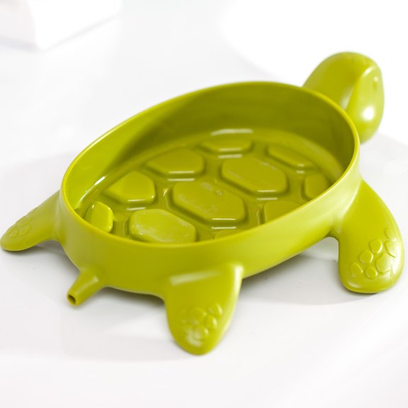 Cheers US Soap Box Drainable Soap Holder - Lovely Tortoise Shaped - Kitchen Bathroom Sink Soap Dish Tray - Practical & Decorative Tabletop Soap Box Container