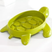 Neinkie Soap Box Drainable Soap Holder - Lovely Tortoise Shaped - Kitchen Bathroom Sink Soap Dish Tray - Practical & Decorative Tabletop Soap Box Container
