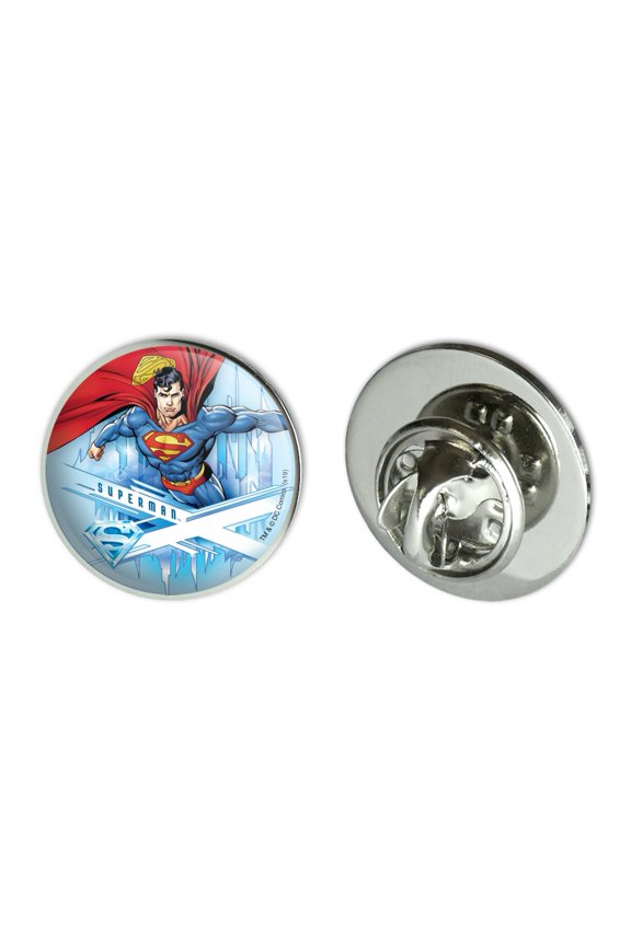 Superman Solitude Metal 0.75" Lapel Hat Pin Tie Tack Pinback
