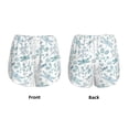 thumbnail image 3 of Gukieu Dragonfly Print Women's Sports Shorts with Drawstring Elastic Waistband for Running, Yoga, Fitness-Small, 3 of 7