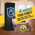 thumbnail image 6 of Anti-Theft Alarm Gun Cabinet,Heat-Resistant Biometric Rifle Safe,Space-Saving Vertical Design,No Installation Needed for Home Use (51.97×11.81×13.78 inch), 6 of 8