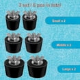 thumbnail image 5 of Paquete de 6 tapones de invernaje para piscinas de 3 tamaños para orificios de piscina, tapones de expansión para skimmer de piscina sobre el suelo, 5 of 5
