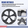 thumbnail image 3 of (4Pcs)15" Hubcaps Wheel Rims Cover Fit for 2010-2015 Toyota Prius,Snap on Car Truck SUV Hub Cap,Compatible With Alloy Wheels,ABS+PC Material,Black Lacquer & Blue Lacquer, 3 of 8