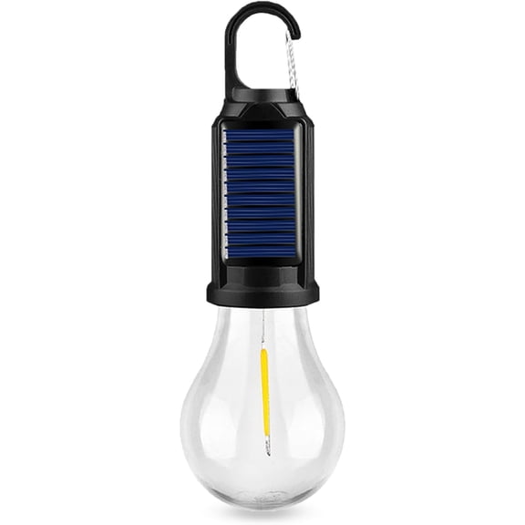 Solar Camping Lantern, Portable LED Solar USB Rechargeable Lantern Flashlight Emergency Hanging Light for Indoor Outdoor Home Power Outages Hiking Hurricane