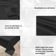 thumbnail image 4 of Juego de sábanas con fundas de almohada, sábana ajustable de seda refrescante, mezcla suave de poliéster, 250 x 230 cm para todas las estaciones, 4 of 9