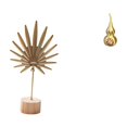 thumbnail image 1 of Escultura de hoja de metal, estatua de calabaza, adorno creativo nórdico, figura abstracta de latón, artesanía Feng Shui, centros de mesa hechos a man, 1 of 8