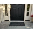 thumbnail image 4 of A1 Home Collections Heavy Duty Indoor/Outdoor Decorative Design Durable Rubber Doormat 22"X37", Black, 4 of 6