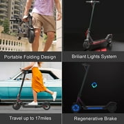 Hiboy Electric Scooter, 350W Motor S2 Electric Scooters for Adults 220lbs, 8.5 Solid Tires 17 Miles Long Range 19 MPH Speed, Portable Folding Kick E-Scooter Urban Commuter