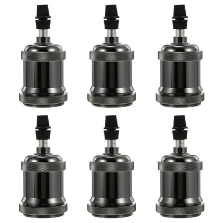 

6Pcs Hanging Light Holders Vintage Lights Sockets Aluminum Lamp Holders