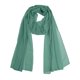 thumbnail image 1 of INSPIRAR CHIC Bufanda de Chiffon Sólido para Mujeres Ligera Suave Sheer Larga Envoltura para la Cabeza Chal Bufandas Verde Teal 68.9x27.6 pulgadas, 1 of 7