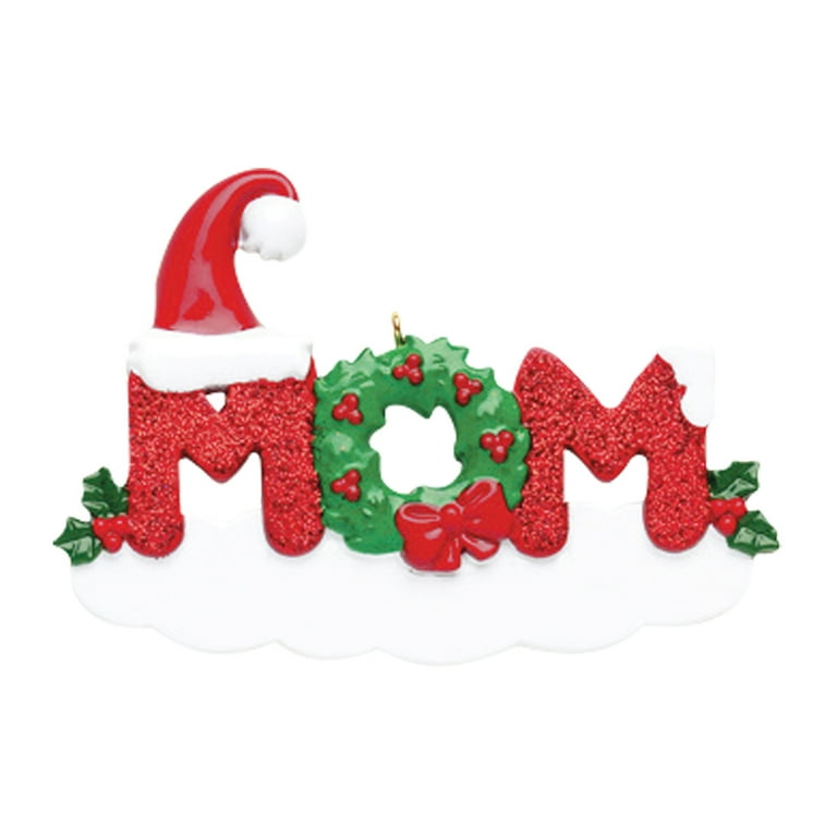 Ornaments by Elves Personalized Best Mom Christmas Ornament 2024