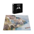 thumbnail image 3 of Ambesonne Coastal Jigsaw Puzzle Durable Cardboard, Seaside Settlement View, 1000 pcs, Multicolor, 3 of 5