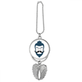 thumbnail image 1 of Ancient Eyeglasses Hairstyle Beard Silver Wing Car Pendant Decoration, 1 of 4