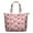 Pink Cow Strawberry, variant on Pink Cow Strawberry Scarf Pattern Travel Tote Bags for Women Carry On,Large Weekender Bags for Women Travel,Multi Functional Duffle Bag for Work,Shopping,Sports