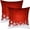 Red, variant on Christmas Throw Pillow Covers 18x18, Red Velvet Throw Pillows Set of 2, Floral Snowflake Pillow Covers for Couch Home Decoration (18 x 18 Inch, 2 Pack)