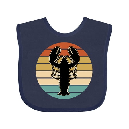 

Inktastic Lobster Retro Sunset Gift Baby Boy or Baby Girl Bib