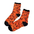 thumbnail image 3 of DHFJKG Novelty Fun Fuzzy Socks For Women Halloween Spooky Cute Printed Fluffy Crew Socks For Gifts, 3 of 4