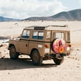 thumbnail image 5 of Balery Digital Nomad Pink Landscape Tire Covers - Tough Tire Wheel Protector for Truck, SUV, Trailer, Camper, RV -16 inch, 5 of 8