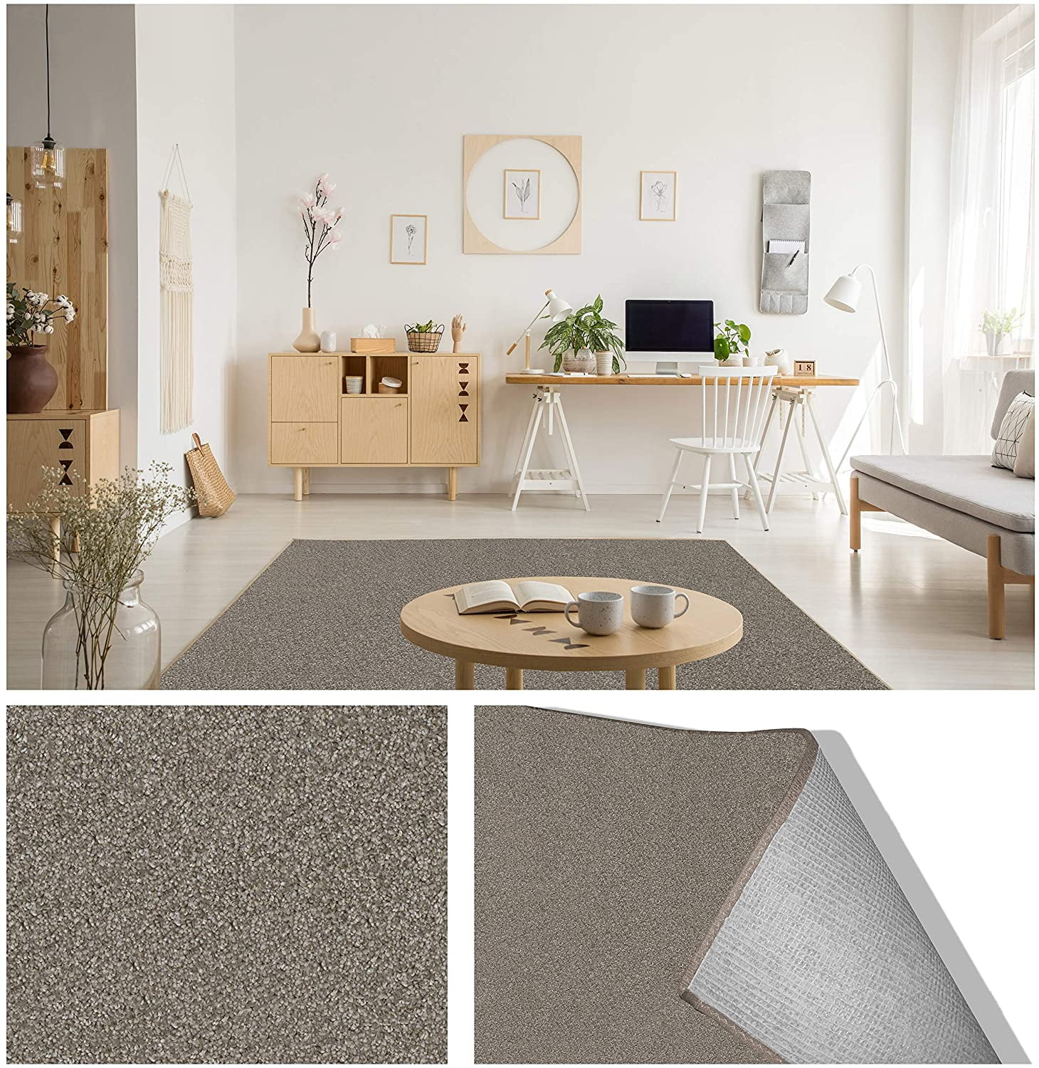 Details about  /  Original Faux-Chinchilla Area Rug Super Soft and Cozy Hi 2x3 Feet