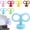 Blue, variant on Wind Up Key Toy Car Helmet - Cute 3D Decorative Auto Accessories, Wind Up Key for Back of Car,Universal Exterior Decor C-ar Accessories