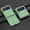 Green, variant on Samsung Galaxy Z Flip 3 Case with Hinge Protection, Liquid Silicone Protective Slim Cover Protective Body (PC) with Hinge Protector (TPU), Compatible with Samsung Galaxy Z Flip 3,Black
