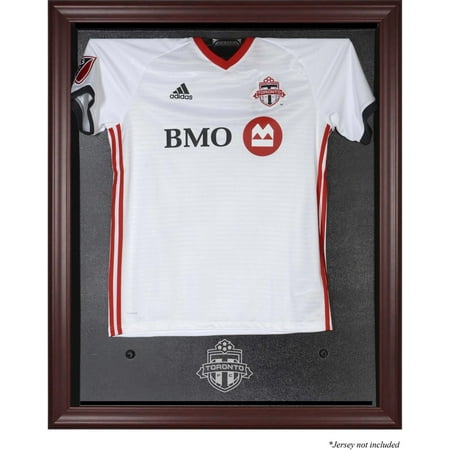 Toronto FC Brown Mahogany Framed Team Logo Jersey Display Case