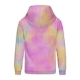 thumbnail image 3 of Mercatoo Oversized Gradient Color Hoodies for Girls Long Sleeve Cotton Pullover Hoodie Sweatshirts Trendy Cute Teen Kids Clothes, 3 of 7